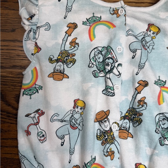 Disney Pixar Toy Story Cartoon Character Terry Romper Size 718 - Picture 10 of 16